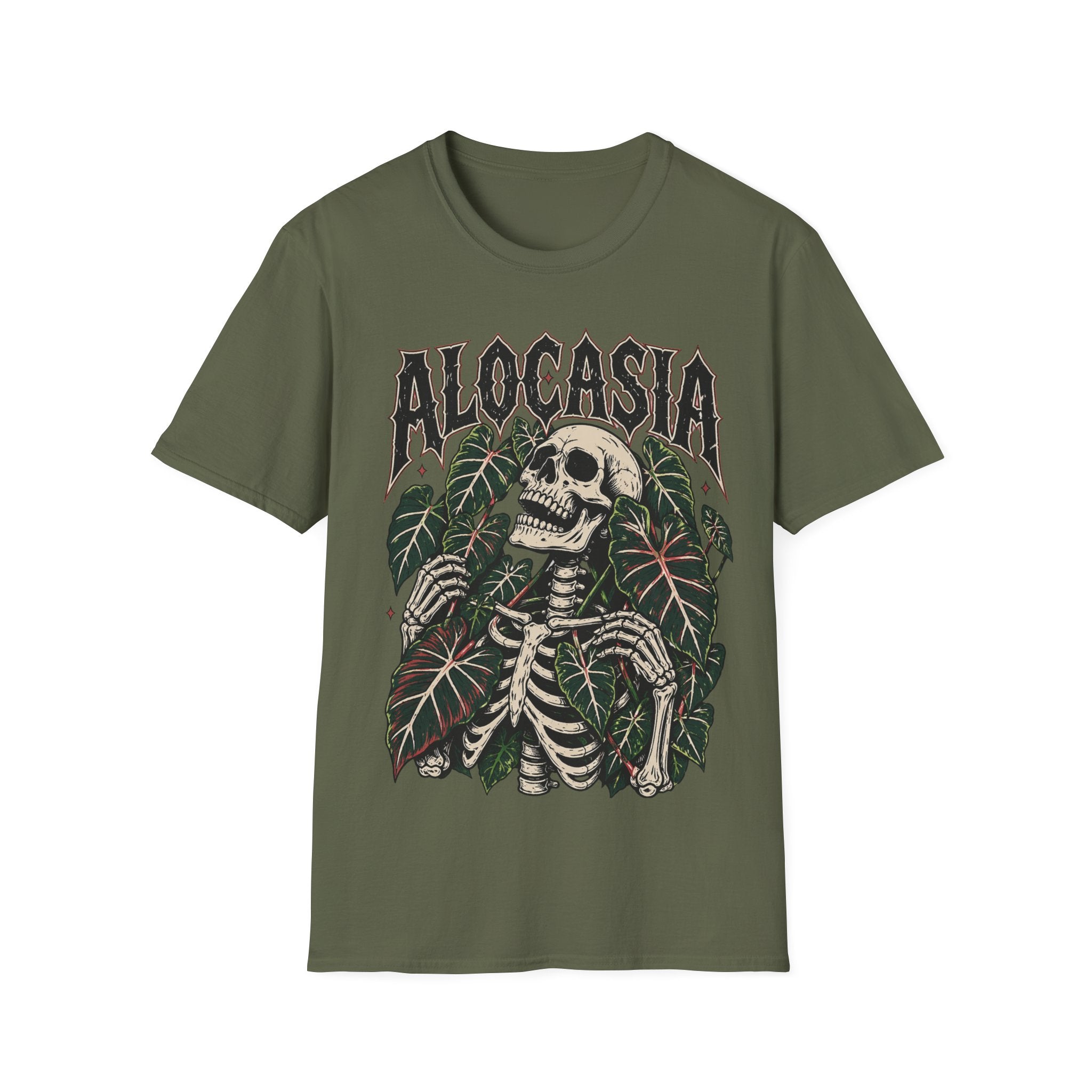 Alocasia Gothic Skeleton T-Shirt