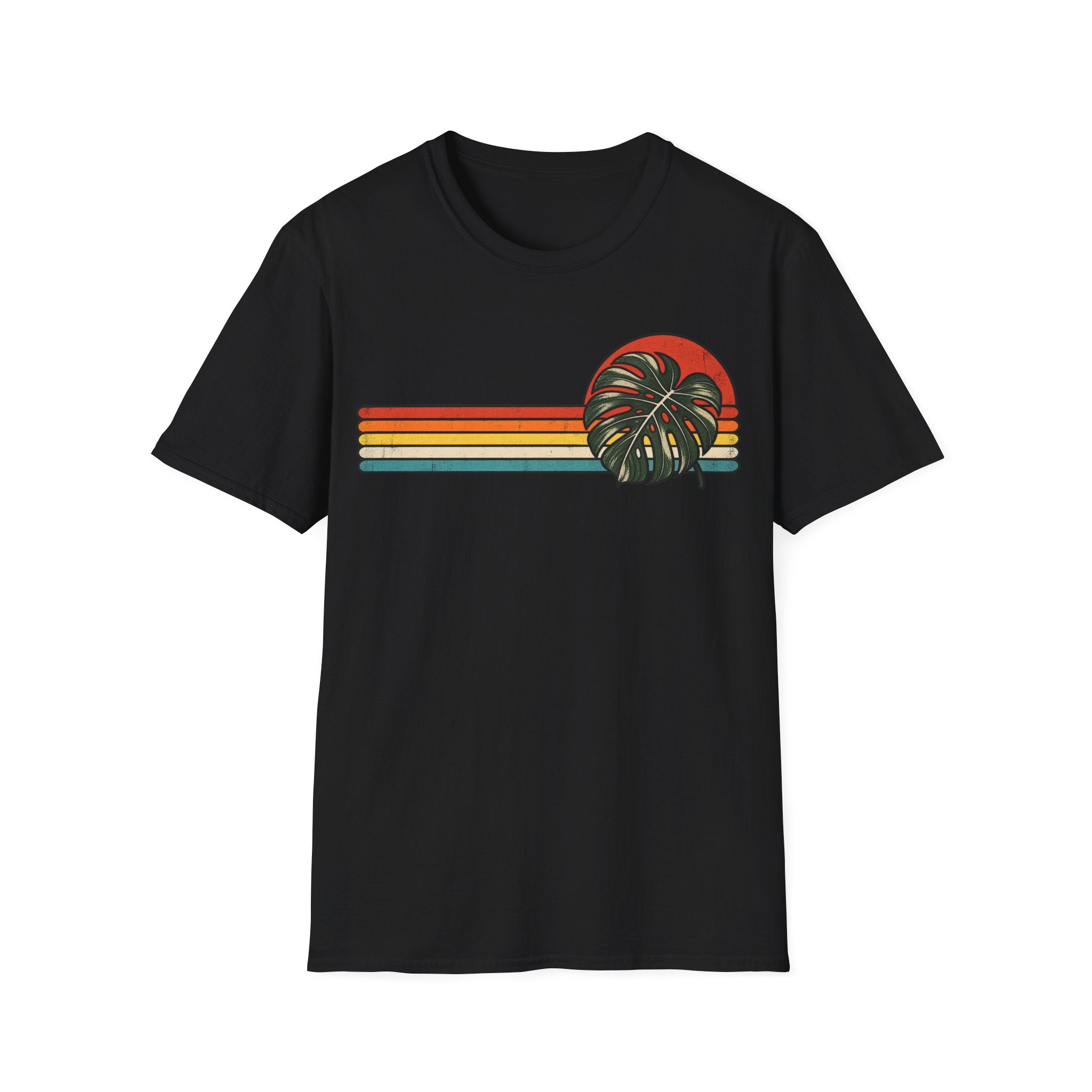 Retro Monstera Leaf T-shirt