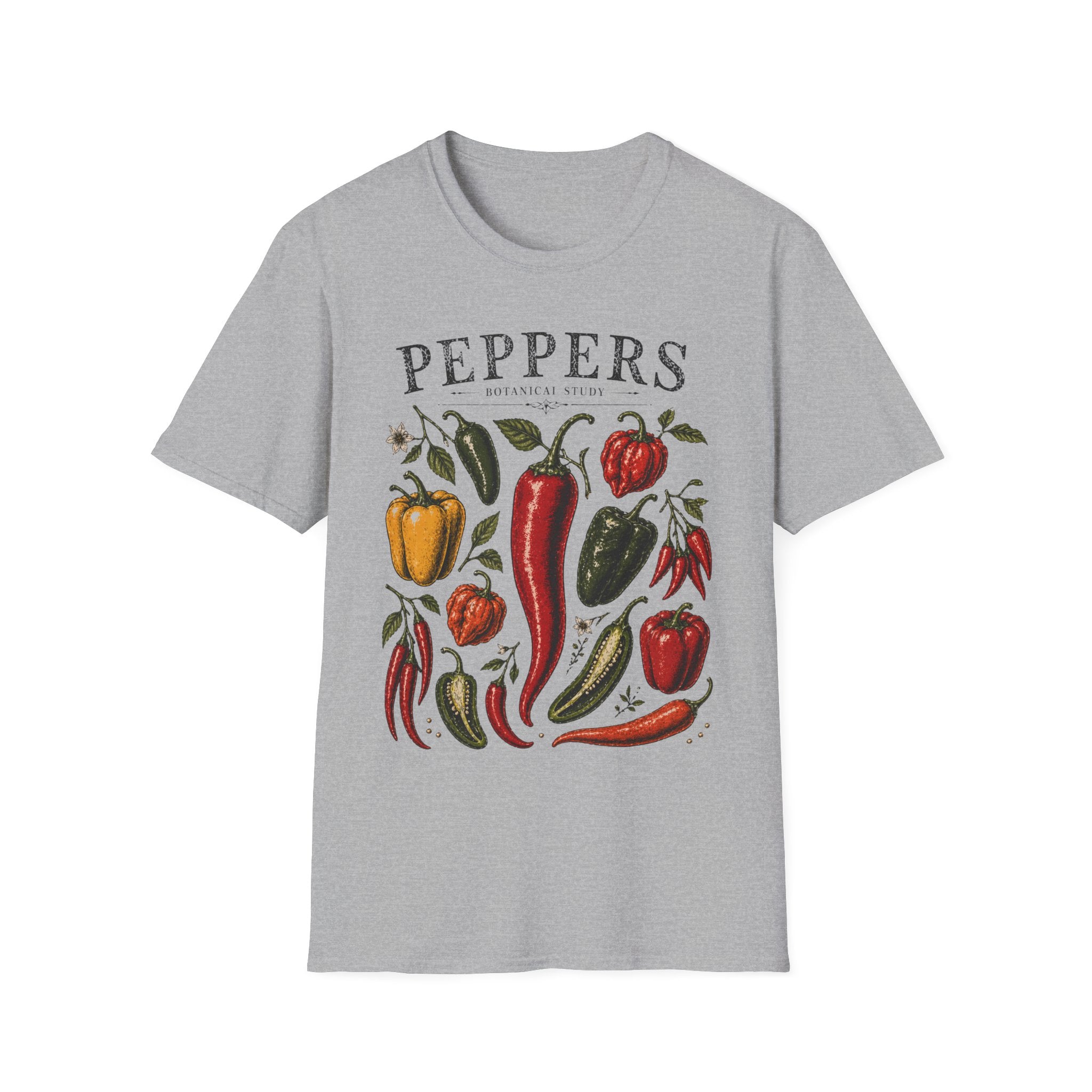 Peppers Botanical Study T-shirt