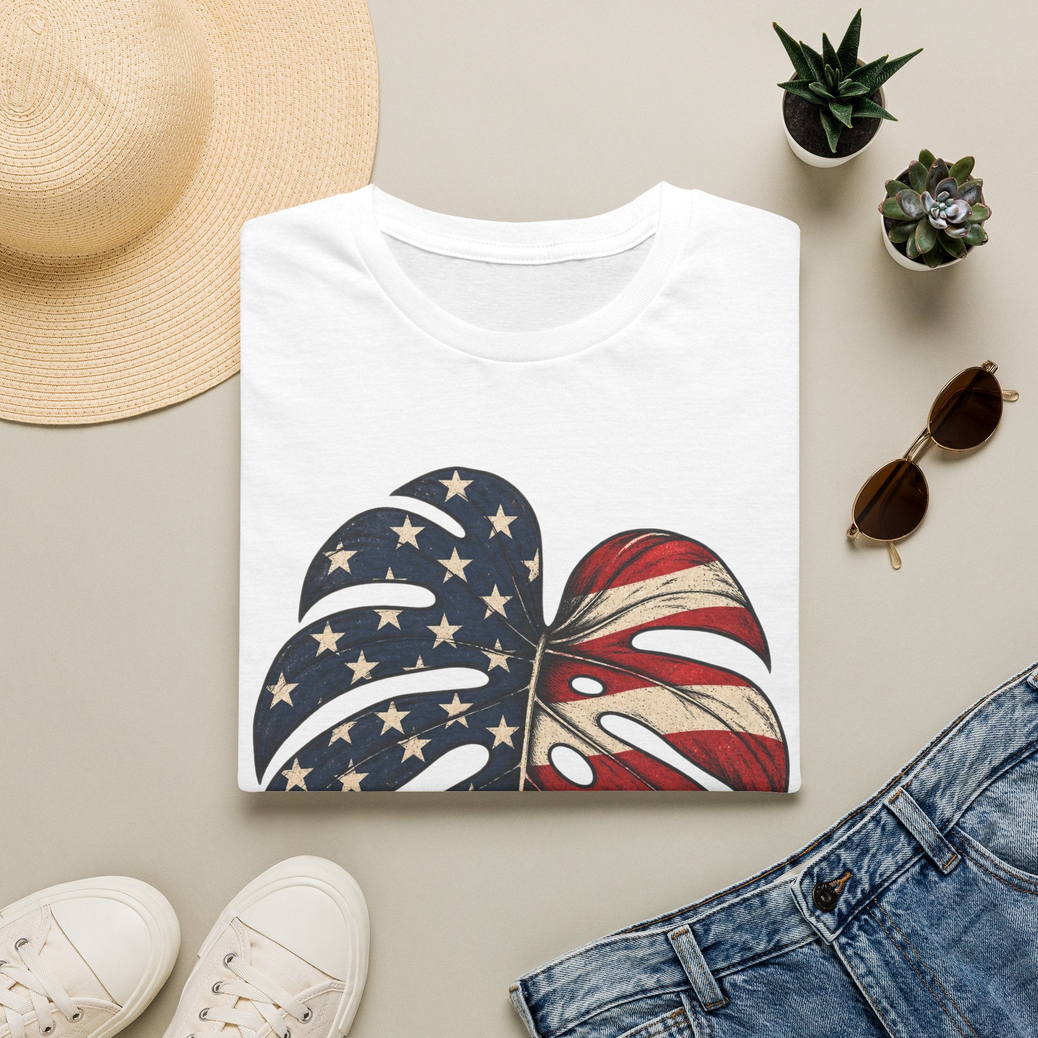 American Monstera Leaf T-shirt