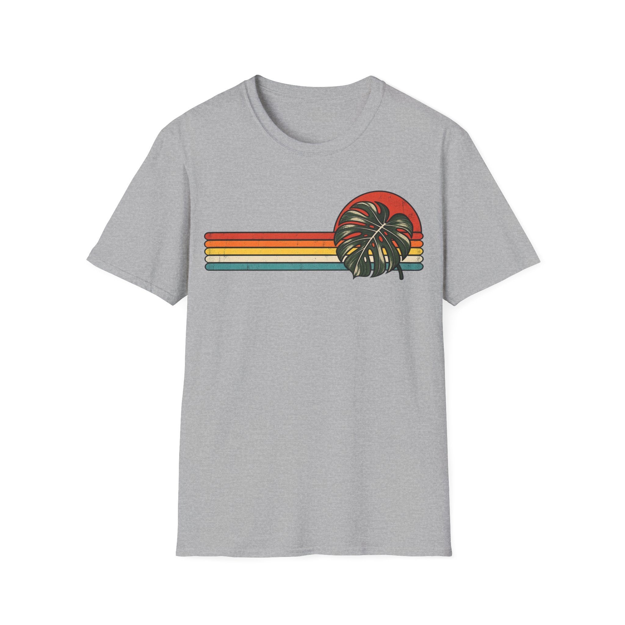 Retro Monstera Leaf T-shirt