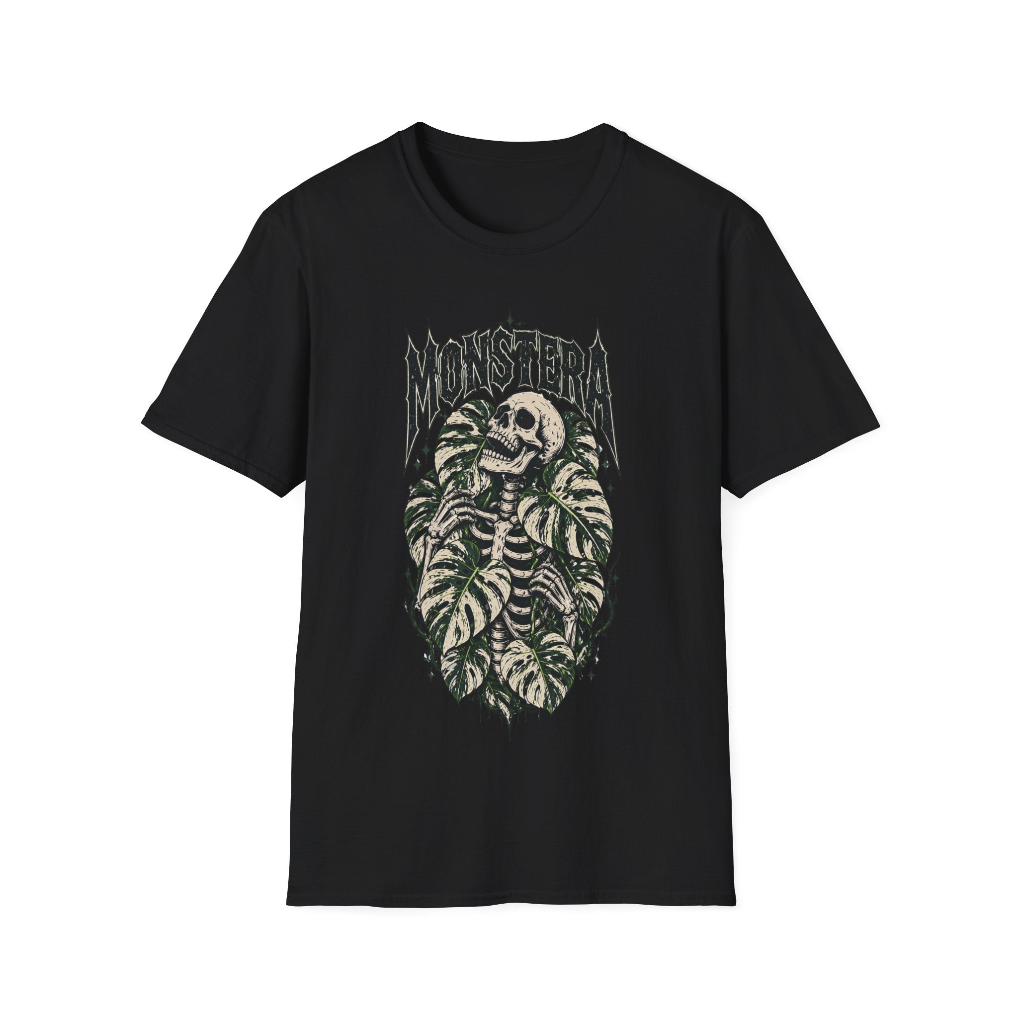 Variegated Monstera Skeleton  #2 T-shirt