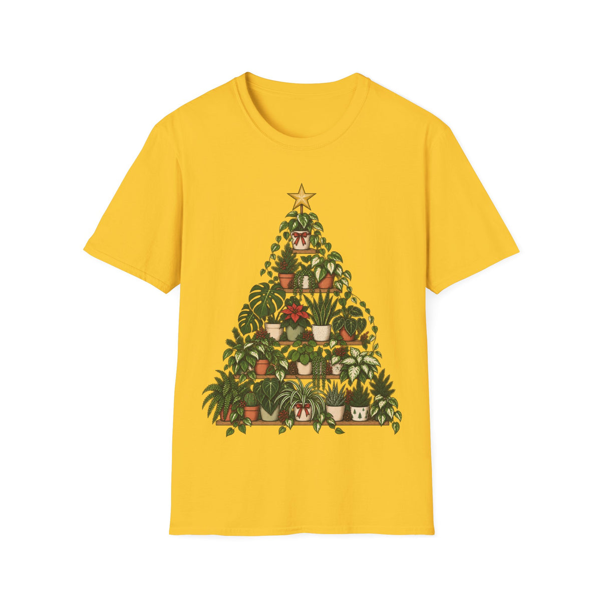 Christmas Tree of Houseplants T-shirt