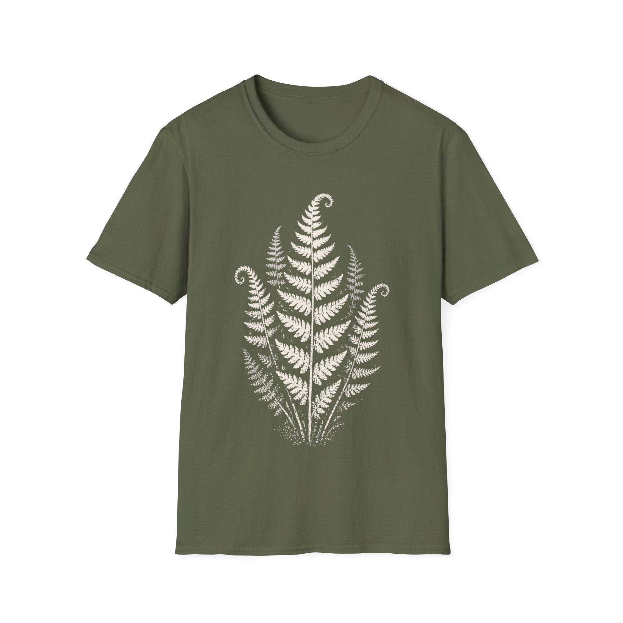 Linocut Minimal Fern T-shirt