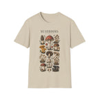 Mushroom Botanical Illustration #3 T-shirt