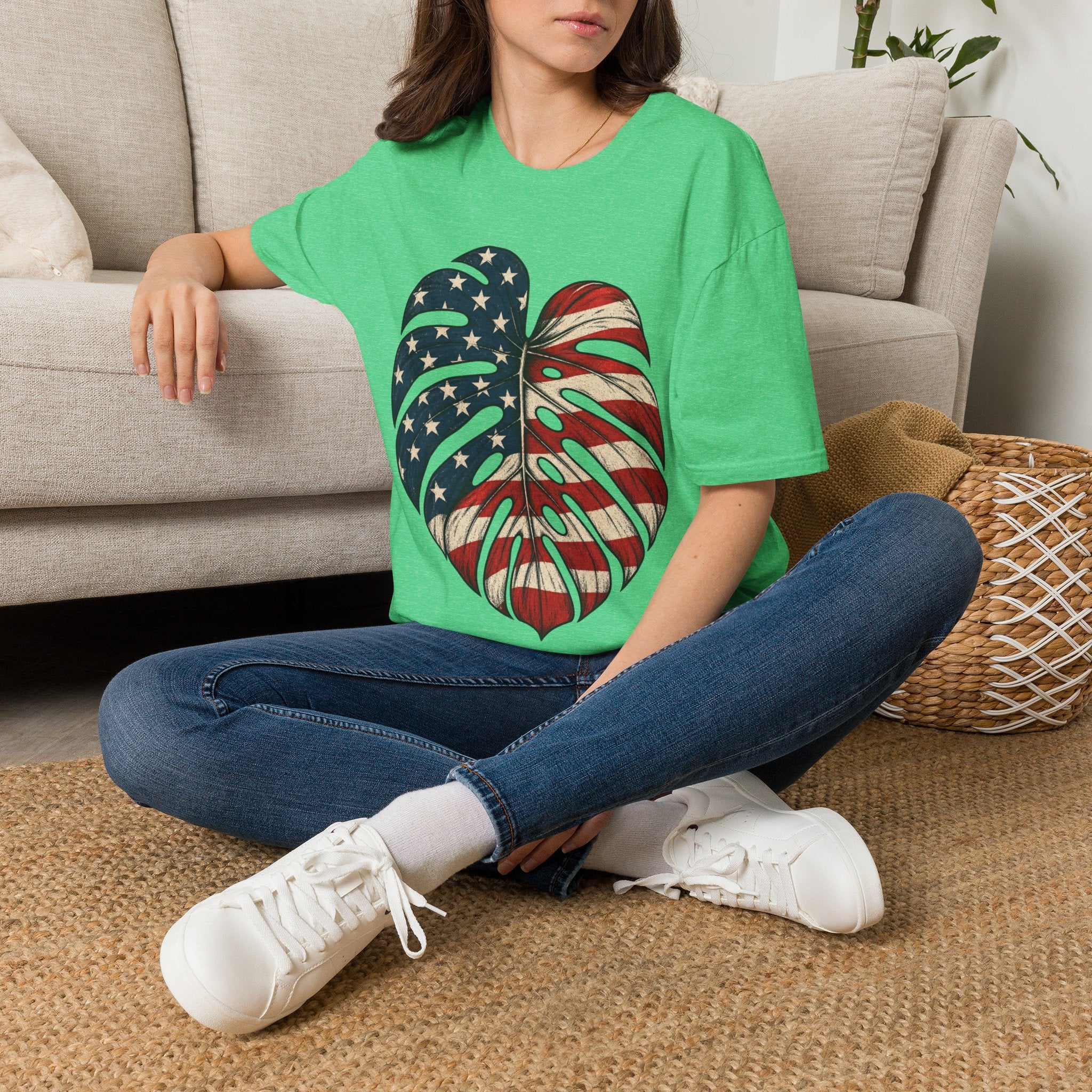 American Monstera Leaf T-shirt