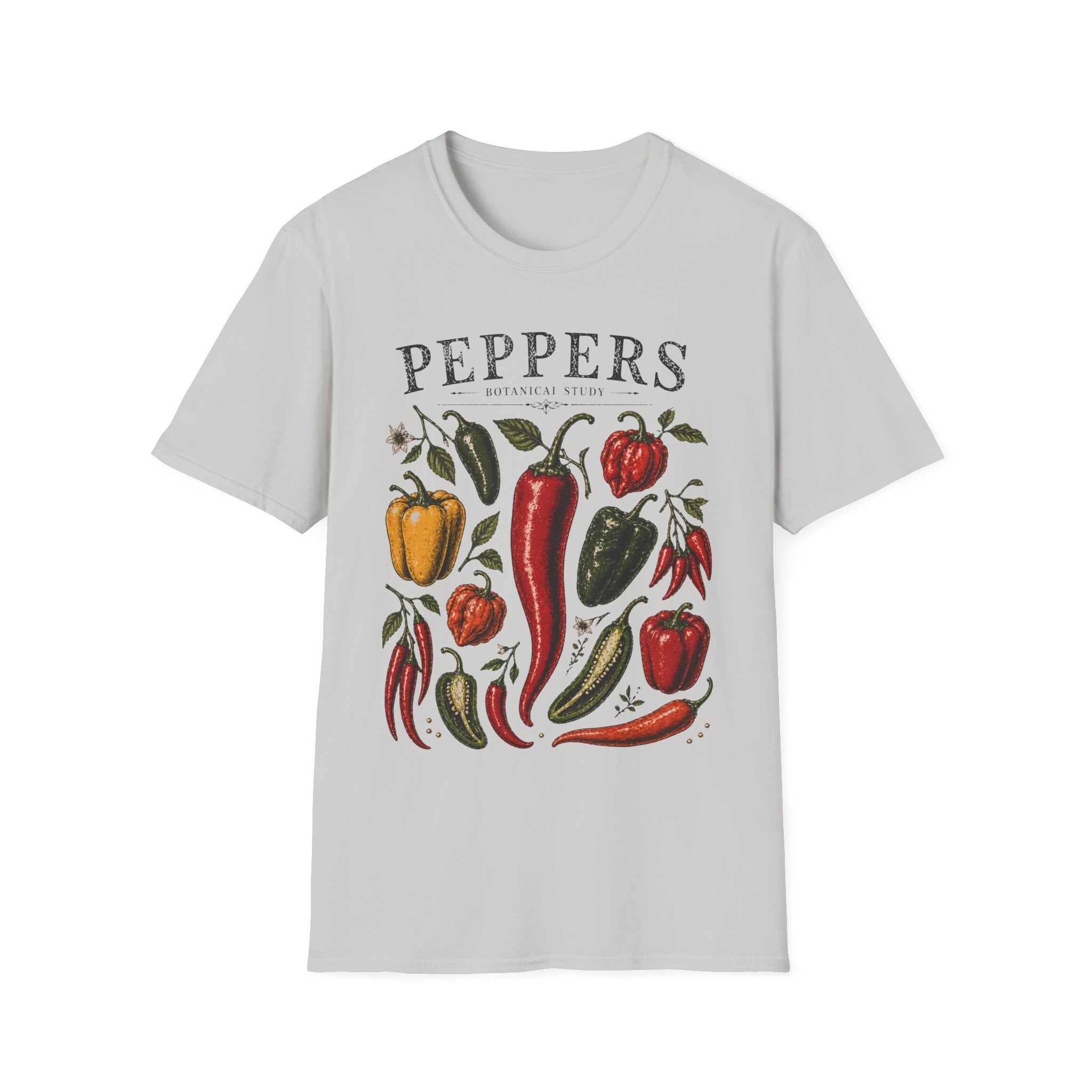 Peppers Botanical Study T-shirt