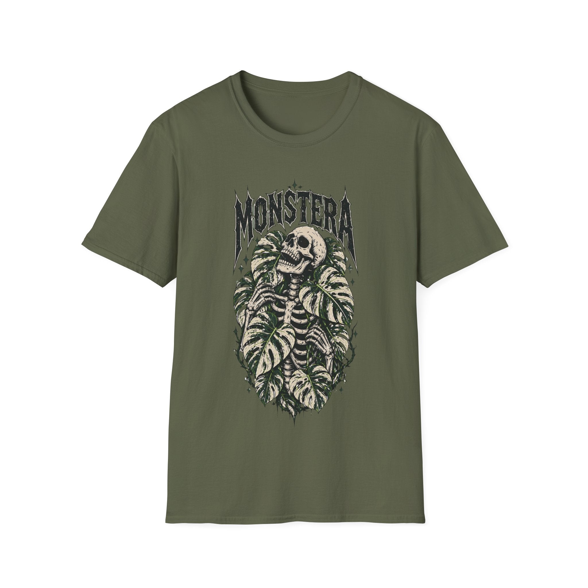 Variegated Monstera Skeleton  #2 T-shirt