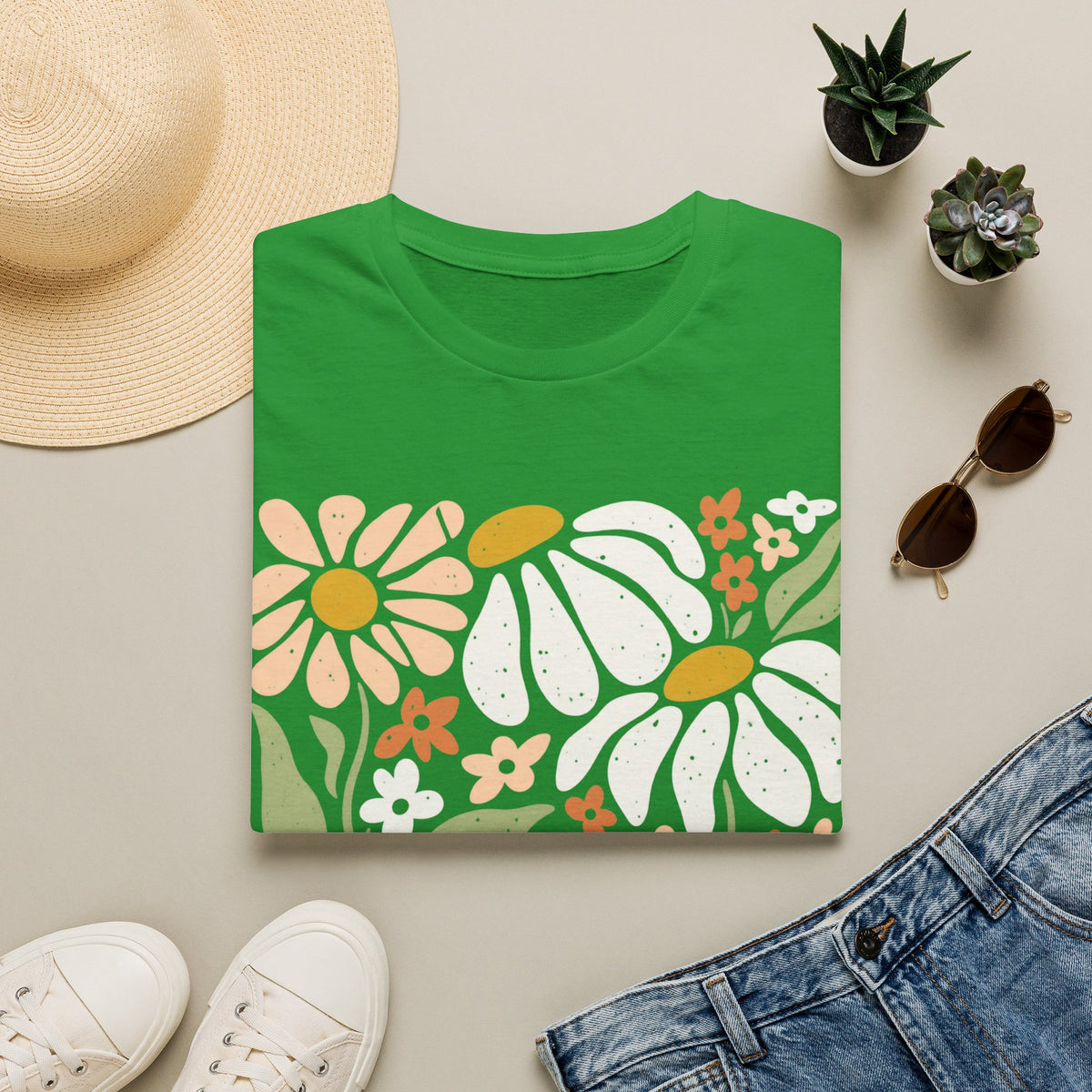 Vintage Wildflower Garden T-Shirt