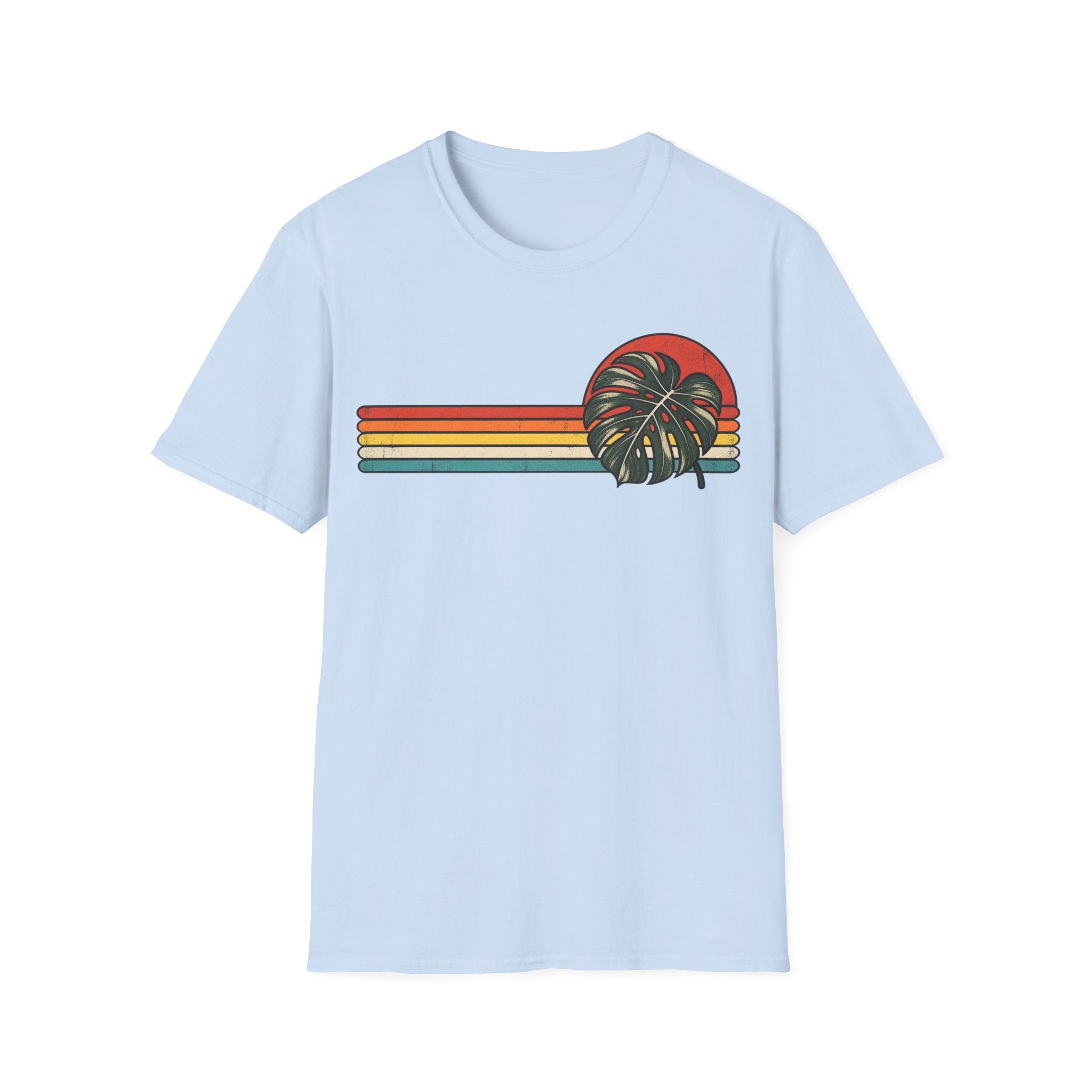 Retro Monstera Leaf T-shirt