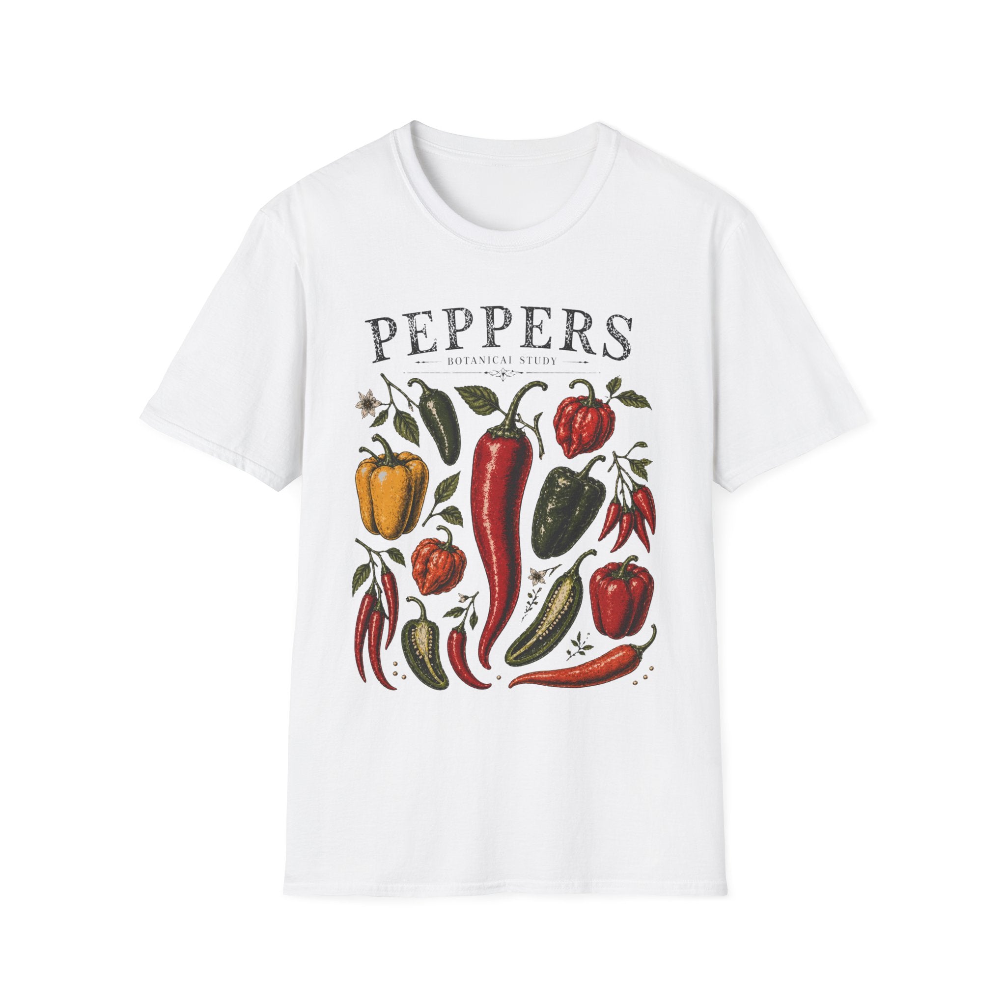 Peppers Botanical Study T-shirt