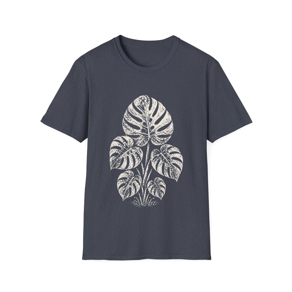 Linocut Monstera T-shirt