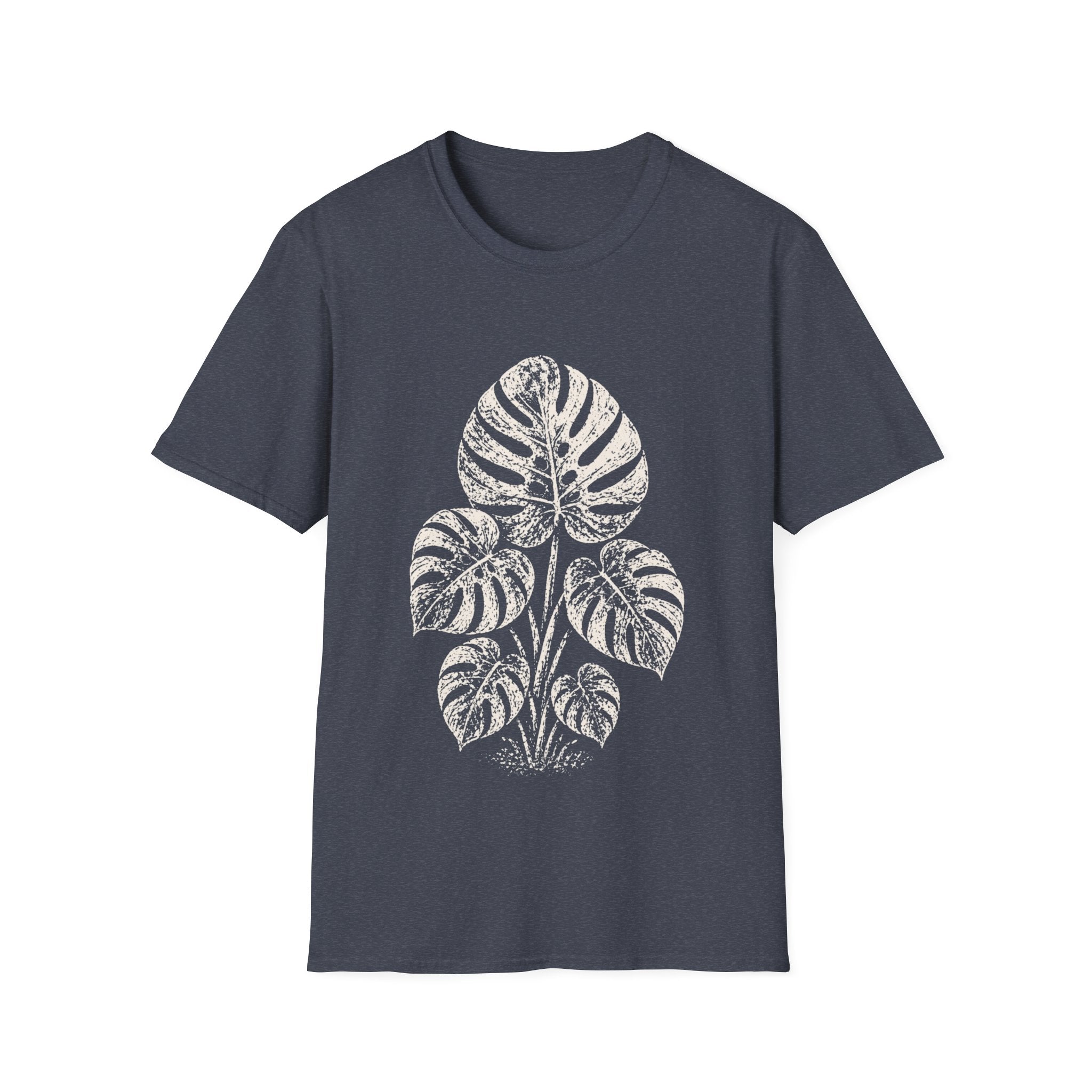 Linocut Monstera T-shirt