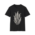 Linocut Minimal Fern #3 T-shirt