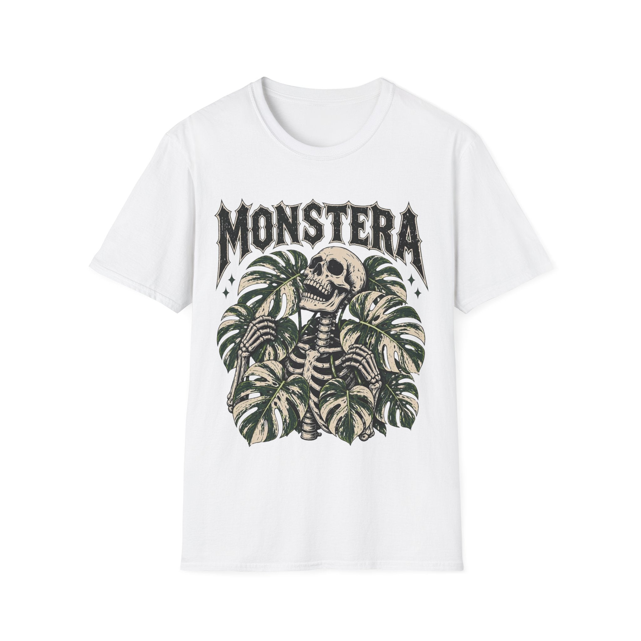 Variegated Monstera Skeleton T-shirt