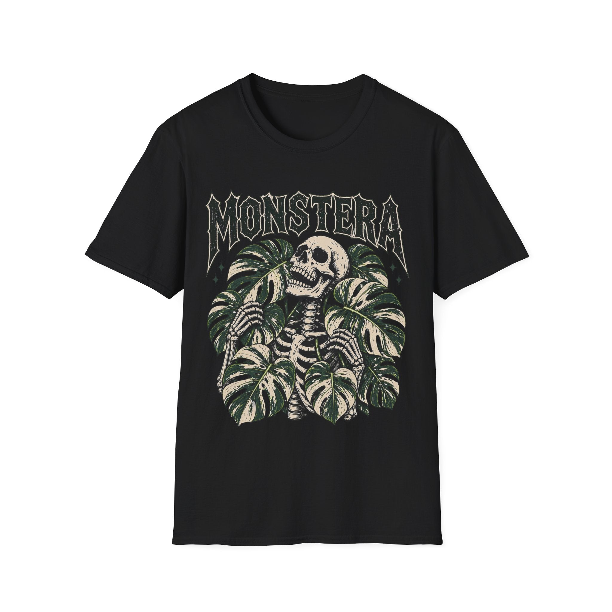 Variegated Monstera Skeleton T-shirt