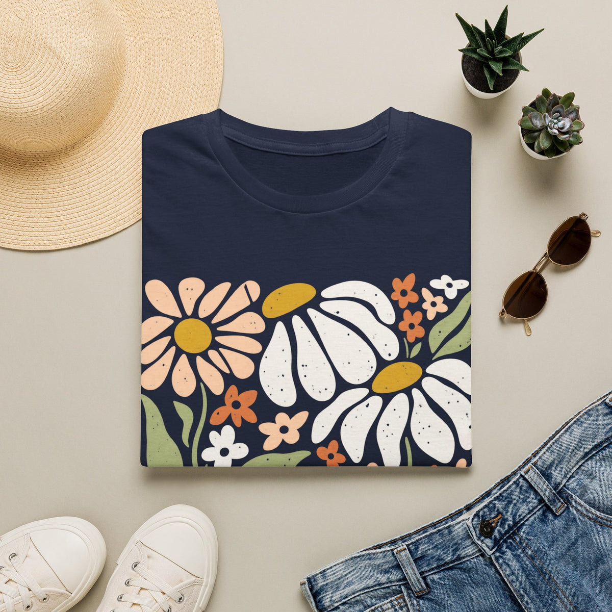 Vintage Wildflower Garden T-Shirt