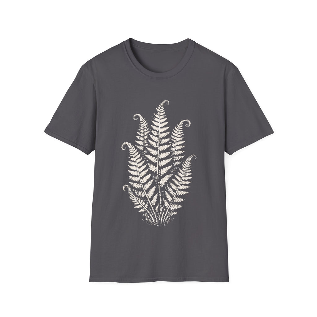 Linocut Minimal Fern #3 T-shirt
