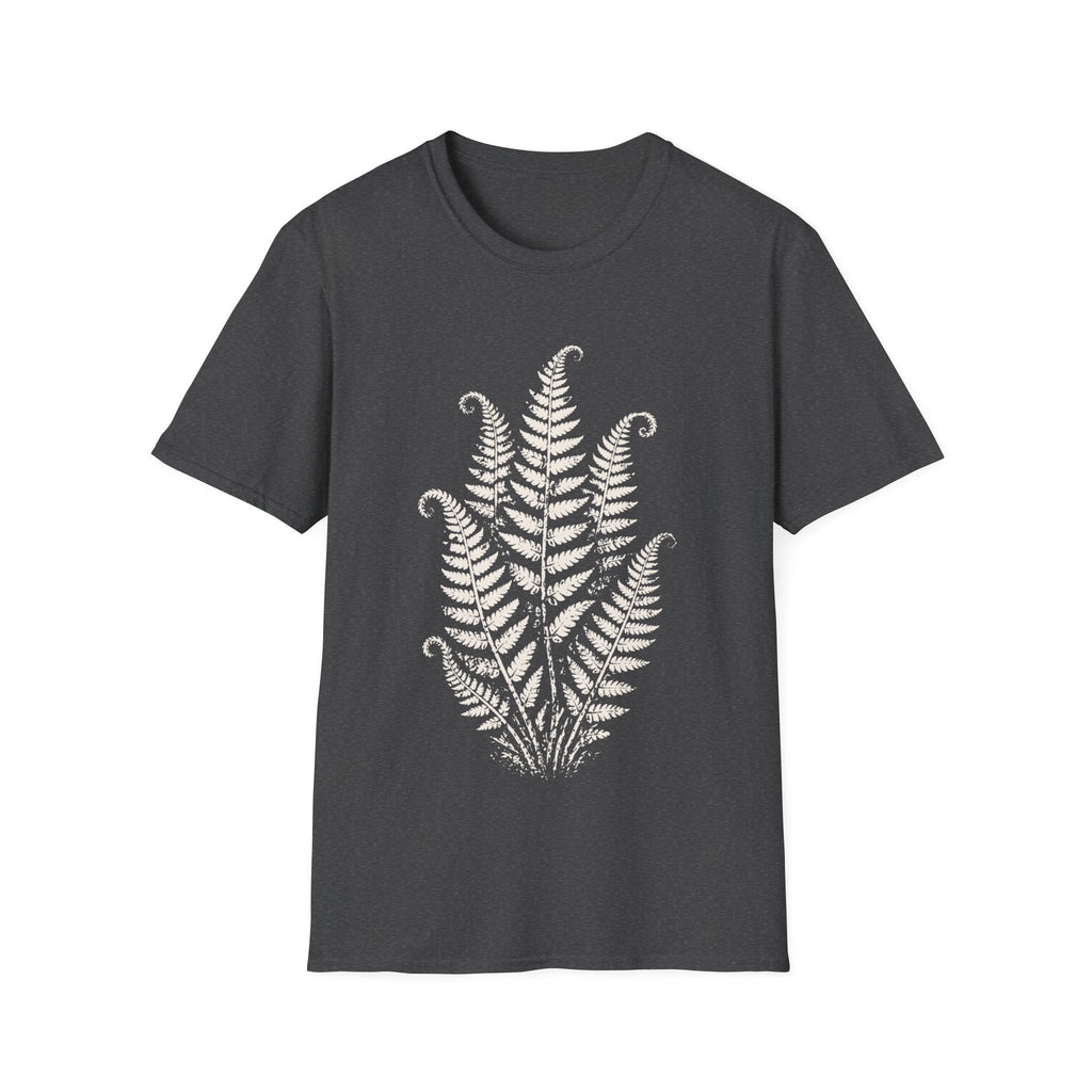 Linocut Minimal Fern #3 T-shirt