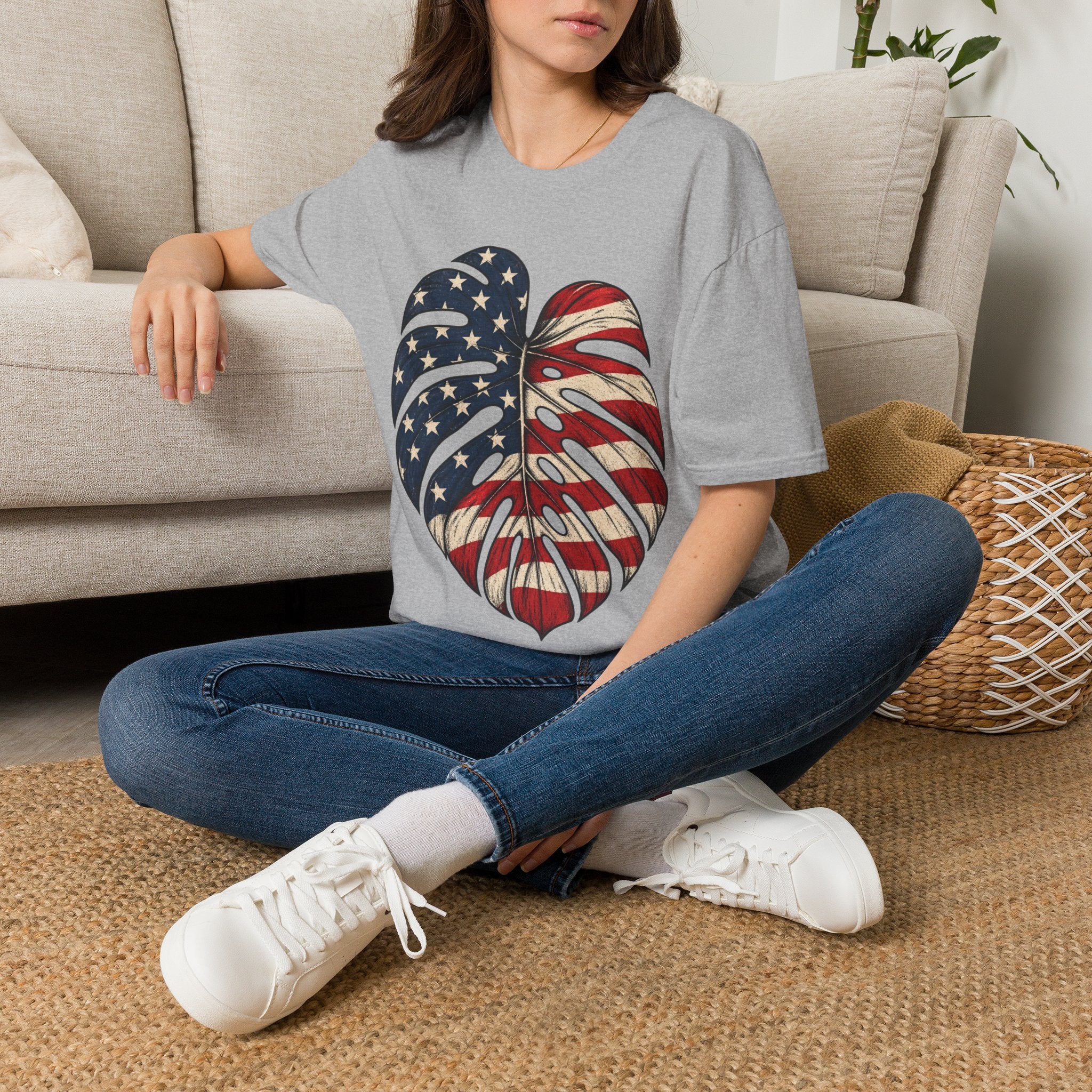 American Monstera Leaf T-shirt
