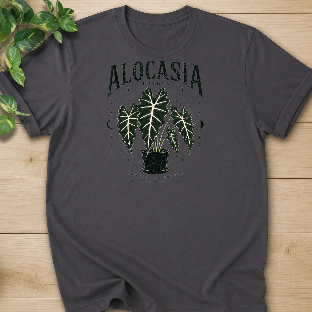Alocasia Frydek – Elegance in Every Vein Graphic