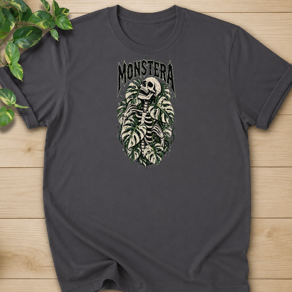Variegated Monstera Skeleton  #2 T-shirt