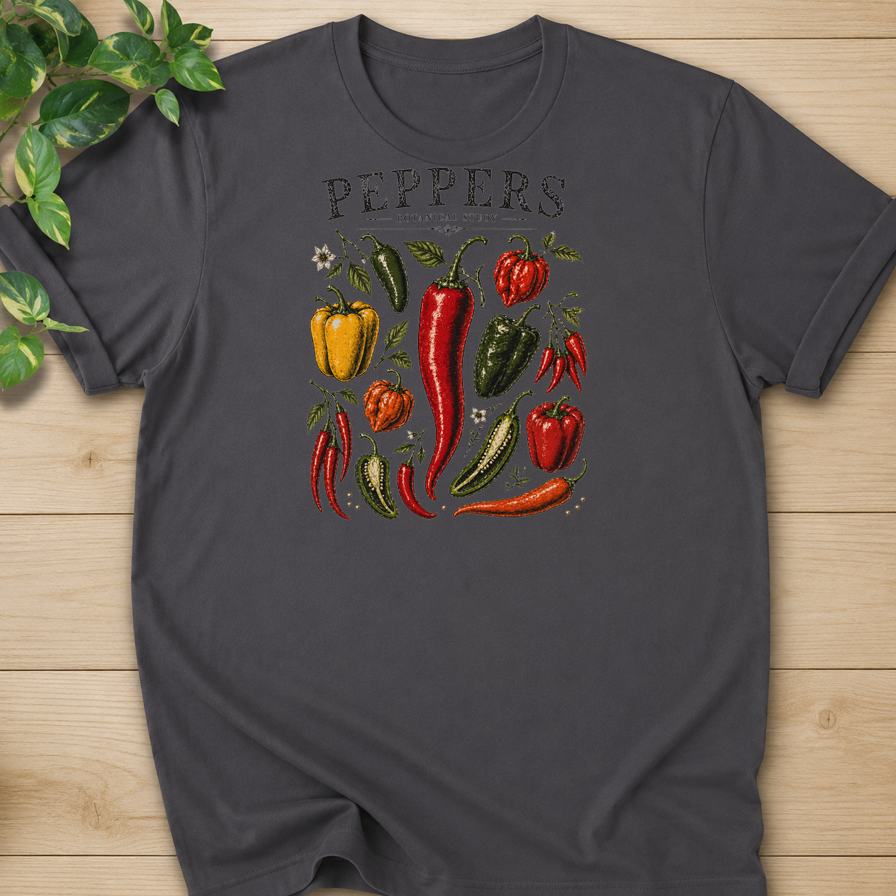 Peppers Botanical Study T-shirt
