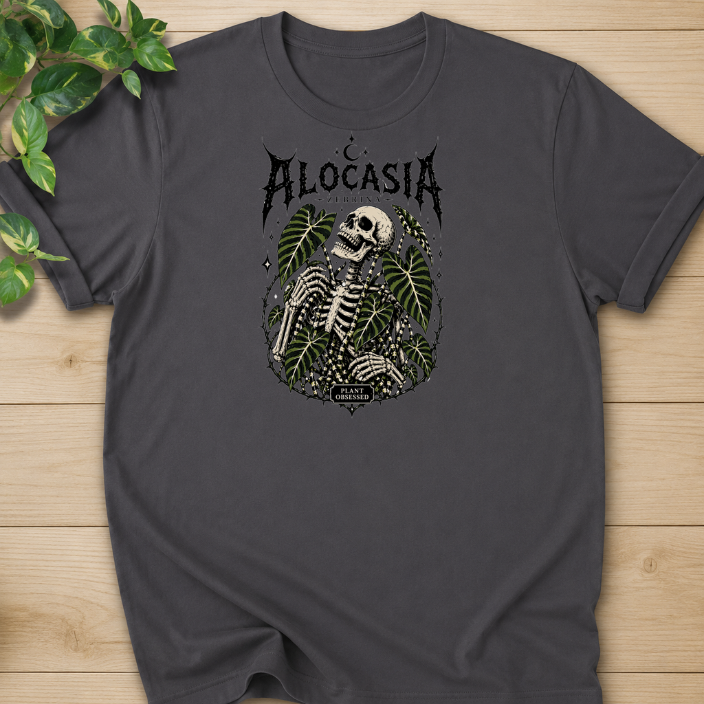 Plant Obsessed – Alocasia Zebrina T-shirt