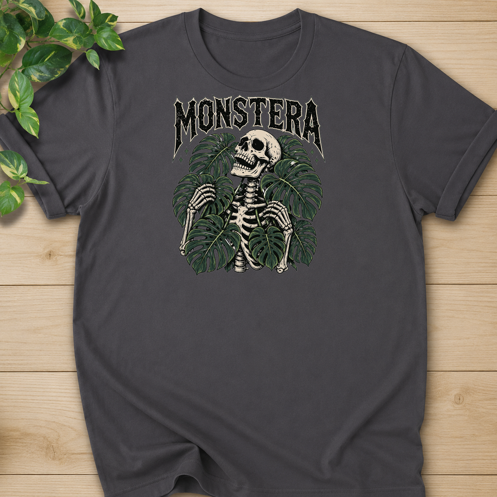 Monstera Skeleton T-shirt