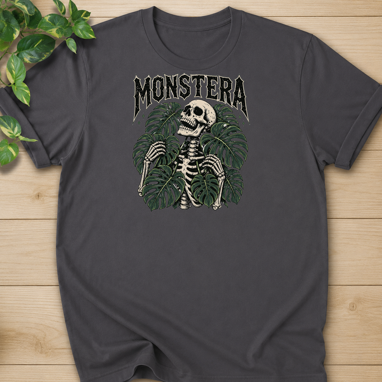 Monstera Skeleton T-shirt