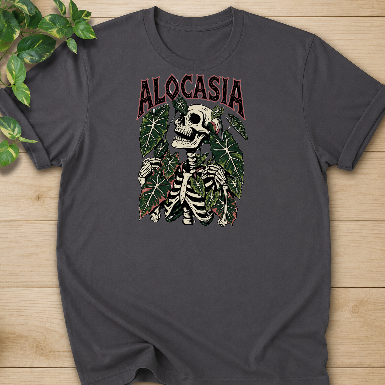 Alocasia Gothic Skeleton T-Shirt