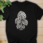 Linocut Monstera T-shirt