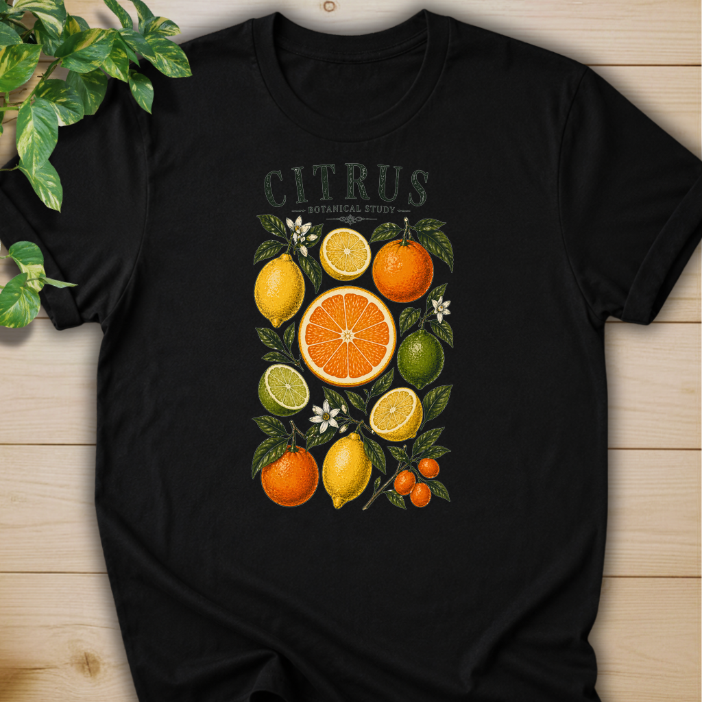 Citrus Botanical Study T-shirt