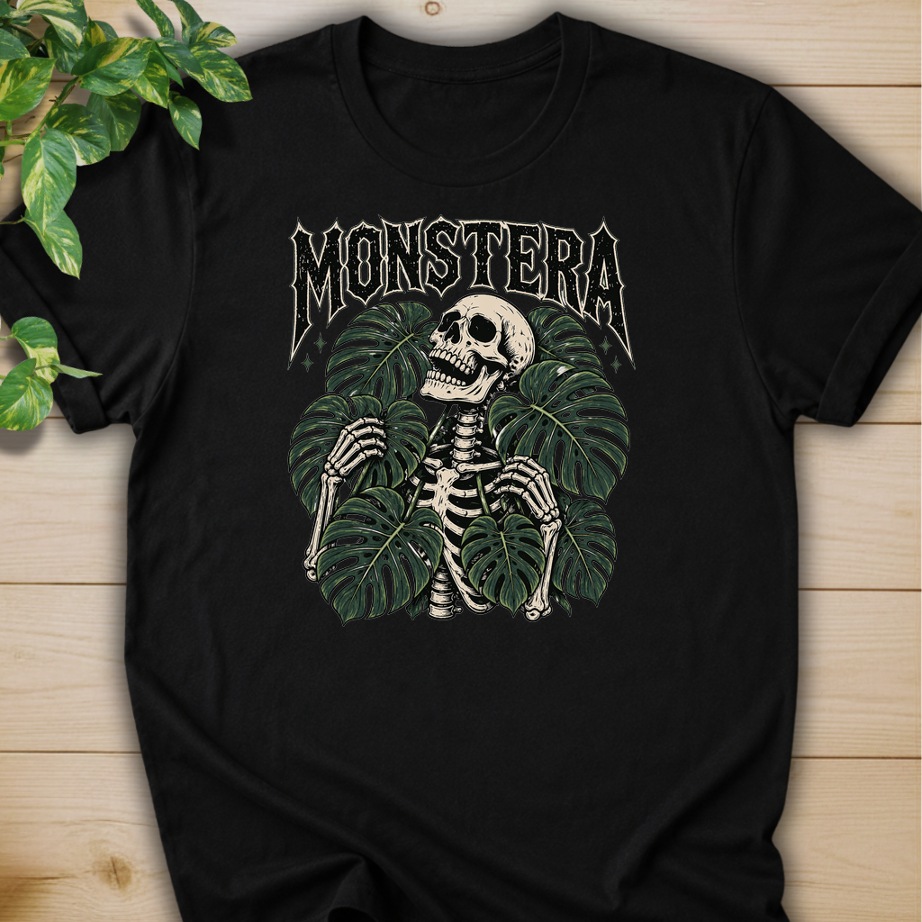 Monstera Skeleton T-shirt