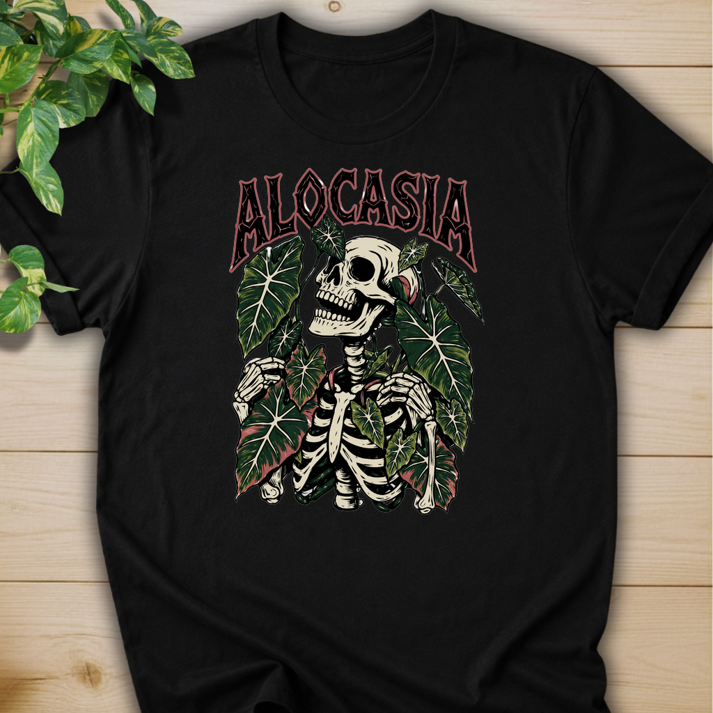 Alocasia Gothic Skeleton T-Shirt