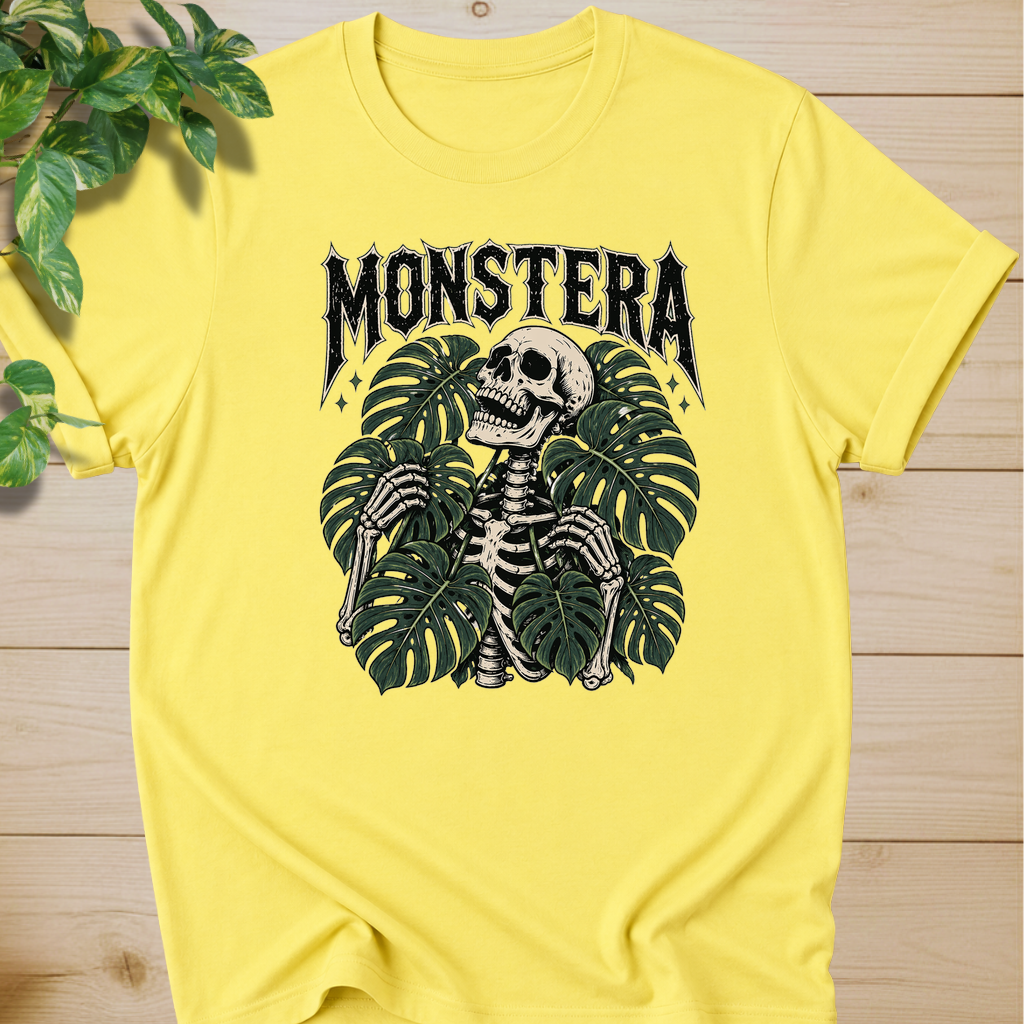 Monstera Skeleton T-shirt