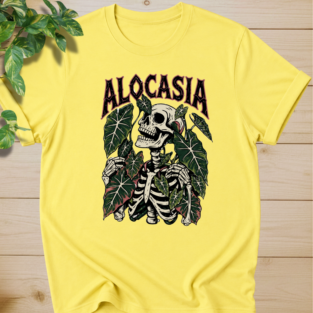 Alocasia Gothic Skeleton T-Shirt