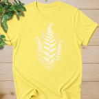 Linocut Minimal Fern T-shirt