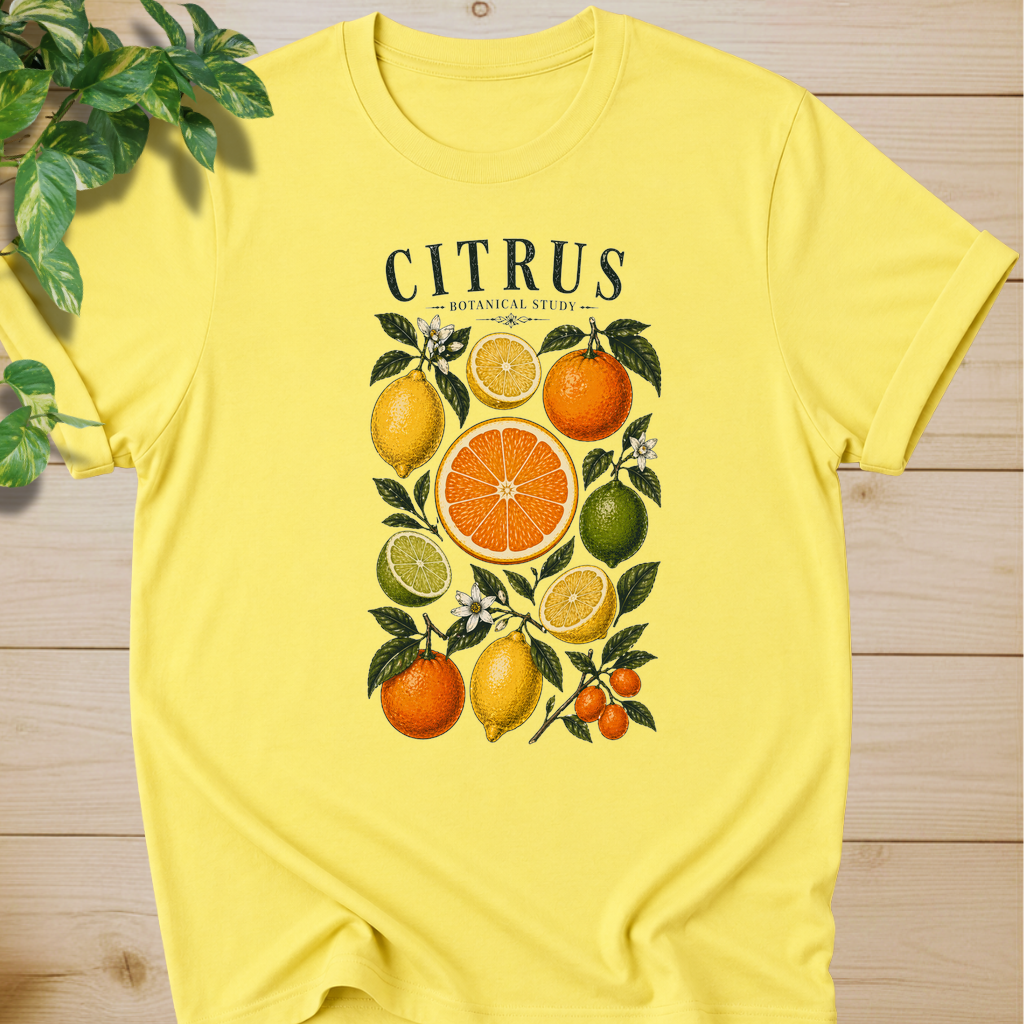Citrus Botanical Study T-shirt