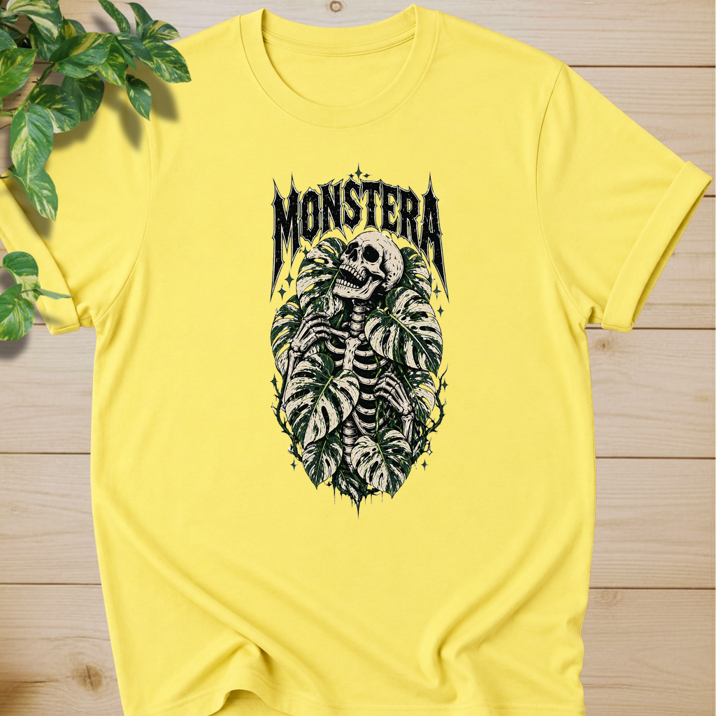 Variegated Monstera Skeleton  #2 T-shirt