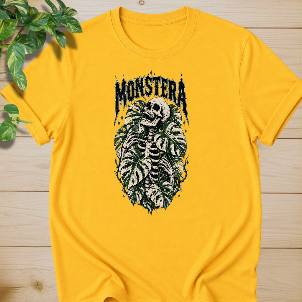Variegated Monstera Skeleton  #2 T-shirt