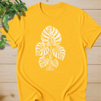 Linocut Monstera T-shirt