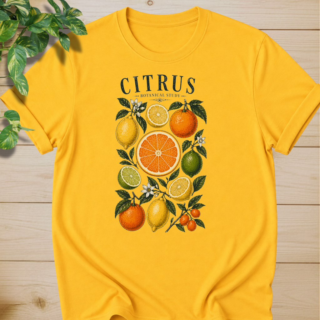 Citrus Botanical Study T-shirt