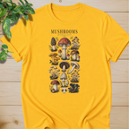 Mushroom Botanical Illustration #3 T-shirt