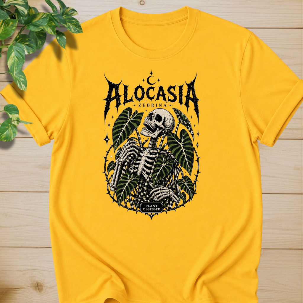 Plant Obsessed – Alocasia Zebrina T-shirt