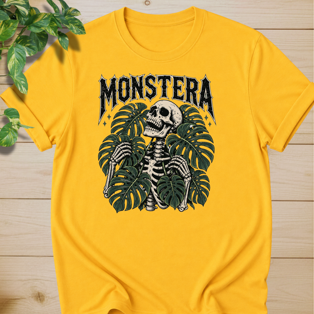 Monstera Skeleton T-shirt