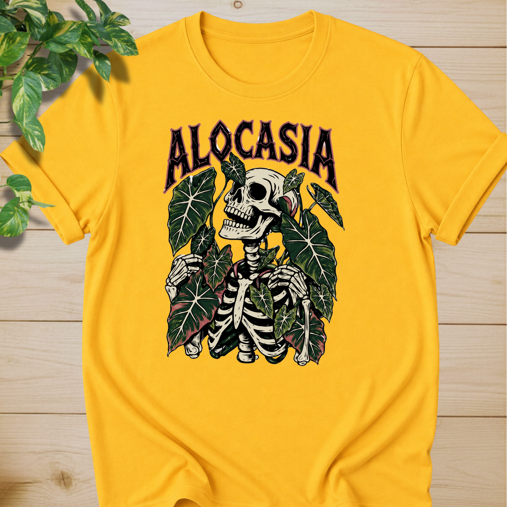 Alocasia Gothic Skeleton T-Shirt