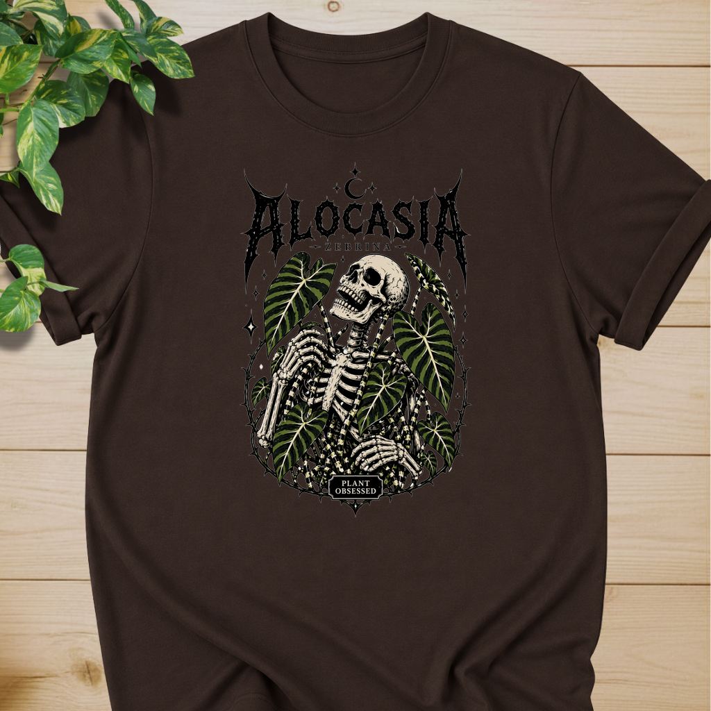 Plant Obsessed – Alocasia Zebrina T-shirt