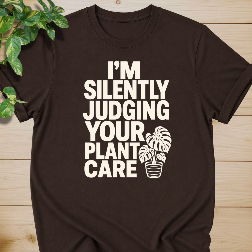 I’m Silently Judging Your Plant Care #2 T-shirt