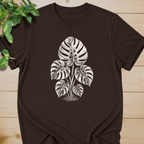 Linocut Monstera T-shirt